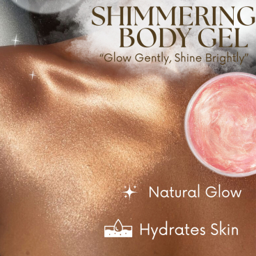 Shimmering body gel