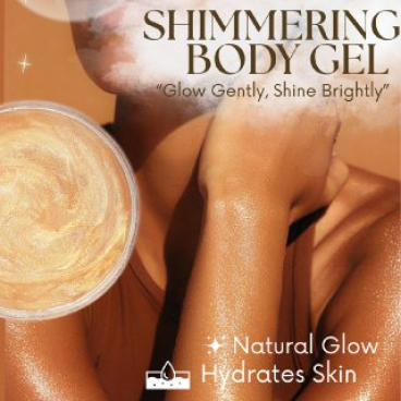 Shimmering body gel