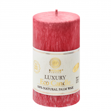 Palm wax candle