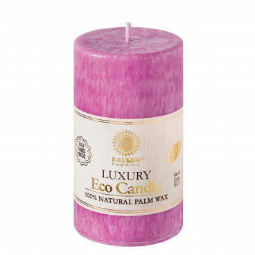 Palm wax candle