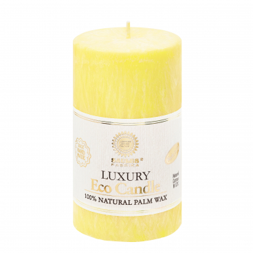 Palm wax candle