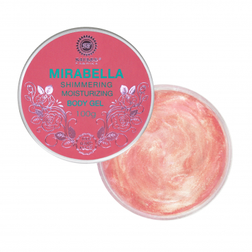 Shimmering body gel