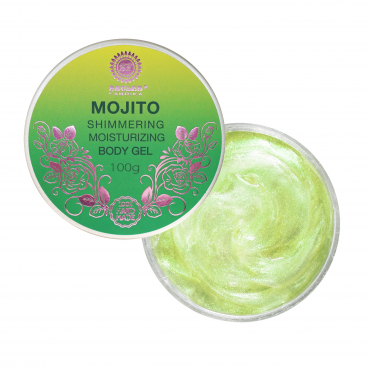 Shimmering body gel