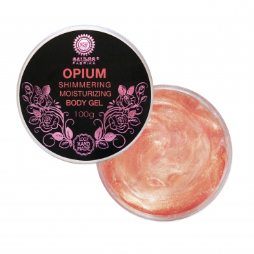 Shimmering body gel