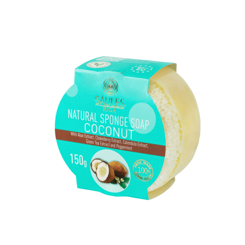 Natural sponge soap