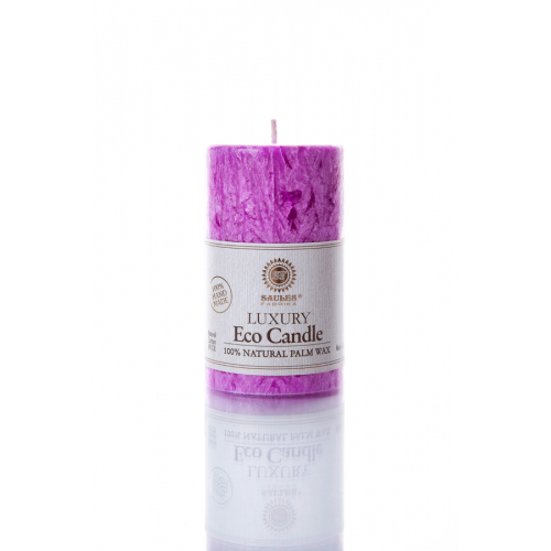 Palm wax candle