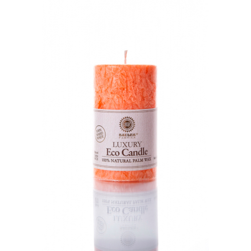 Palm wax candle