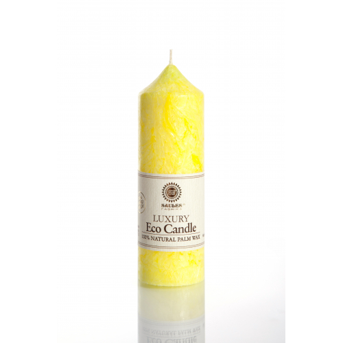 Palm wax candle