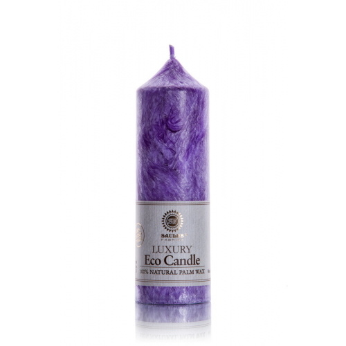 Palm wax candle