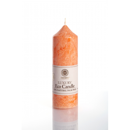 Palm wax candle