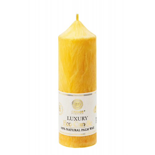 Palm wax candle